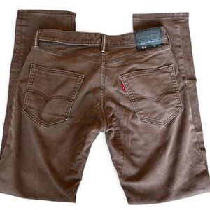 vintage brown Levi's 511 men’s skinny jeans